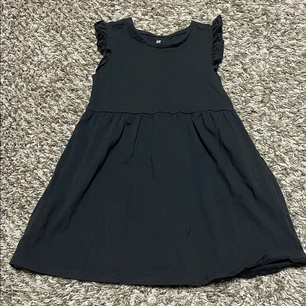 Girls H&M dark gray dress